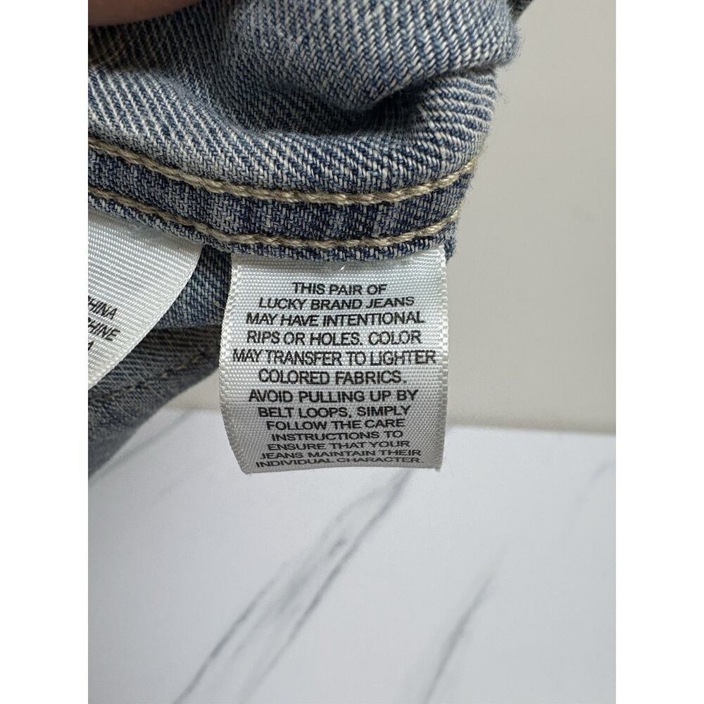 Lucky Brand Womens Blue Military Denim Utility Vest Linen Cotton Size S - Picture 7 of 9